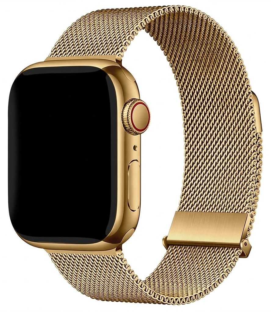 imoshion Magnetarmband im Mailänder Stil für die Apple Watch | 44/45/46/49 mm – Gold