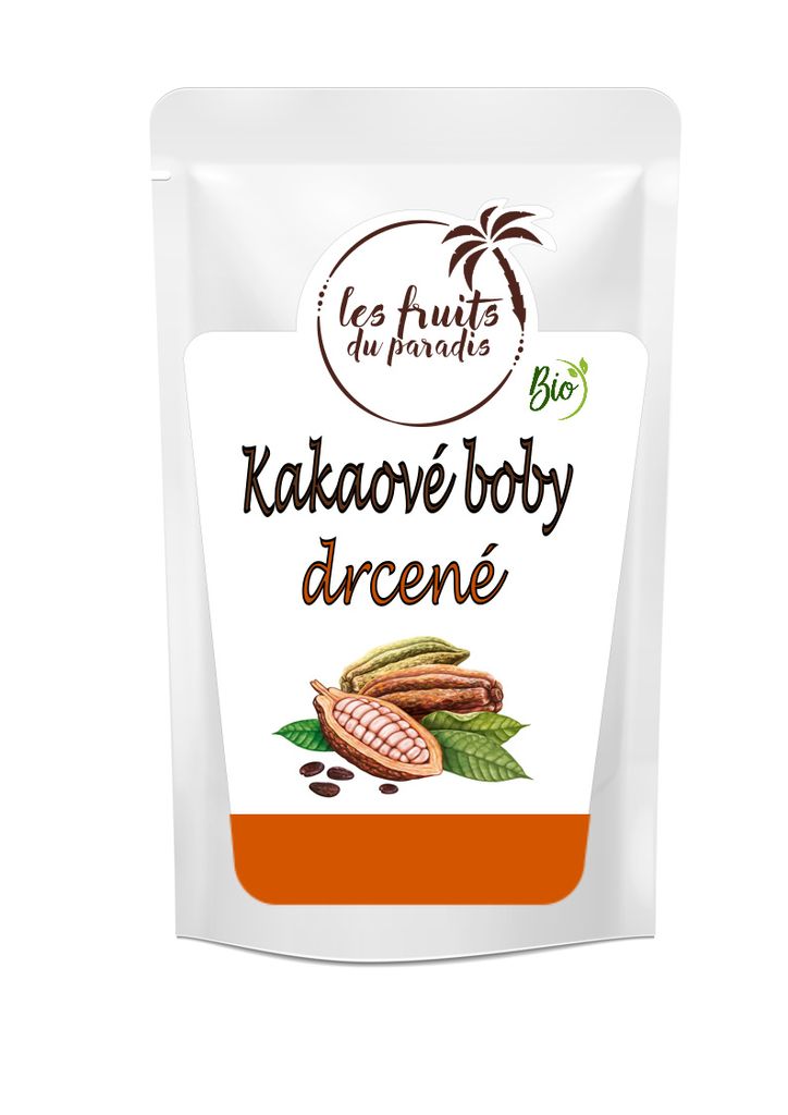 Kakaové boby drcené RAW BIO 500 g LES FRUITS DU PARADIS Obrázek produktu 