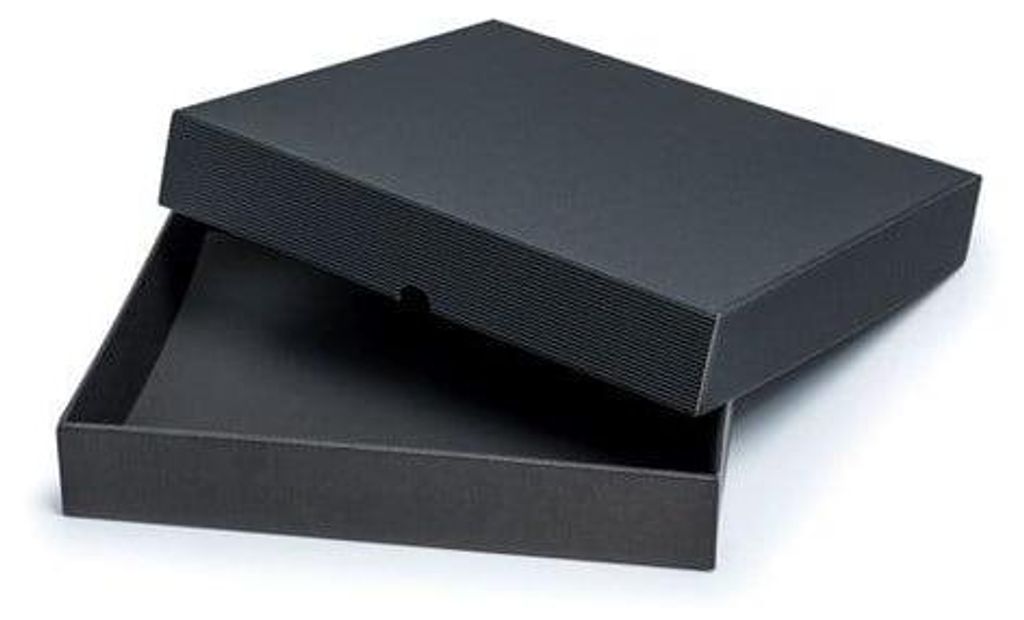 Dekoratívna darčeková krabička, čierna, 290 x 300 x 50 mm Obrázok produktu 
