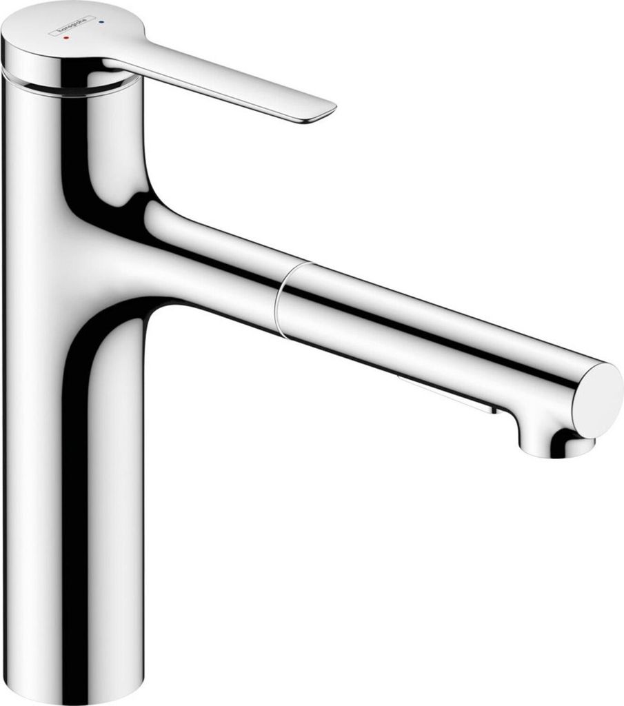 Einhebel-Küchenmischer Zesis M33 ComfortZone 160, 2 jets, sBox chrom