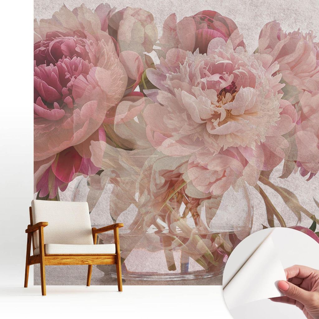 Fototapete selbstklebend - 250x250 cm - Tapete - Wandtapete - Wandbilder - Klebefolie - Dekofolie - Tapete Folie - Wand - Dekoration - Wohnzimmer -...