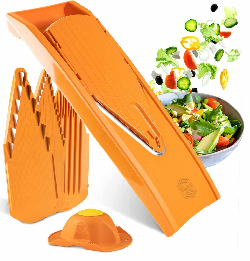 Börner Gemüsehobel V1 ClassicLine Starter Set - Orange Produktbild 