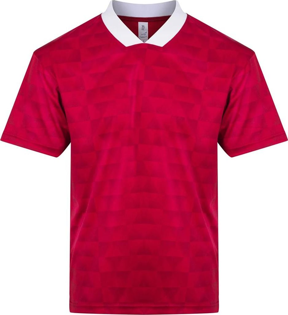 Just Cool - Trikot für Herren, Sport RW11327 (S) (Rot/Weiß)