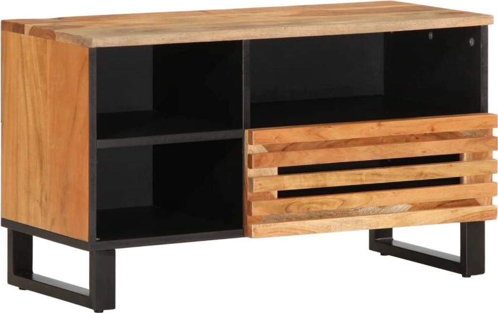 TV-Schrank 80x34x46 cm Massivholz Akazie