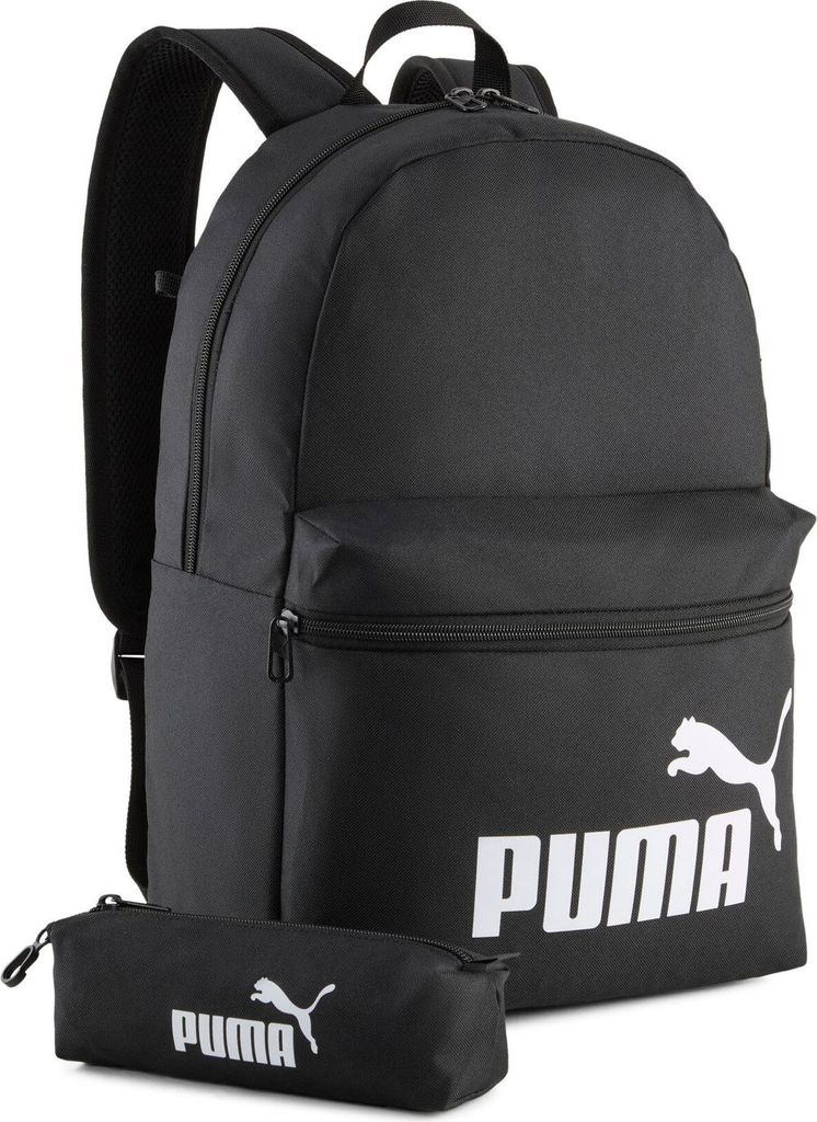 PUMA Freizeitrucksack Rucksack Phase Backpack Set 20L Puma Black schwarz