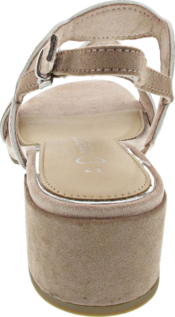 MARCO TOZZI Damen Sandale Textil Sandalette Metallic Produktbild 17