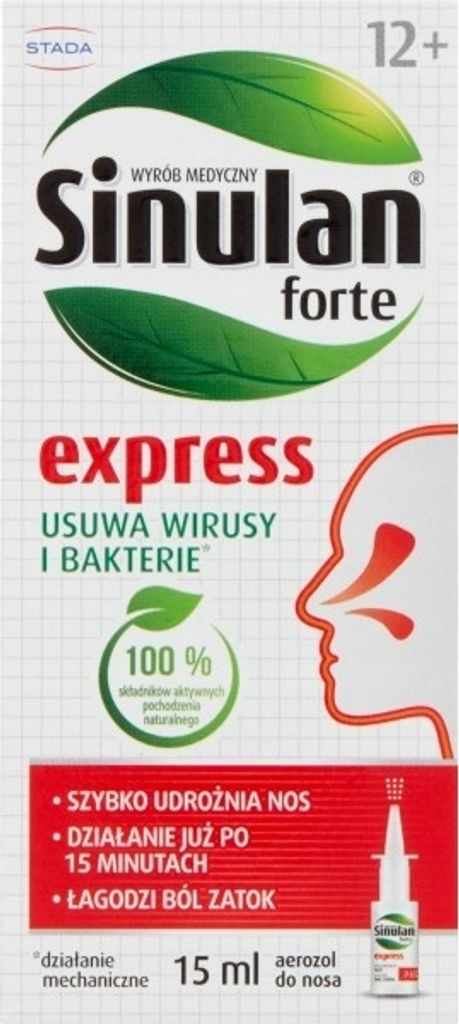 Sinulan Express Forte Nasenspray, 15ml - Schnelle Linderung Produktbild 