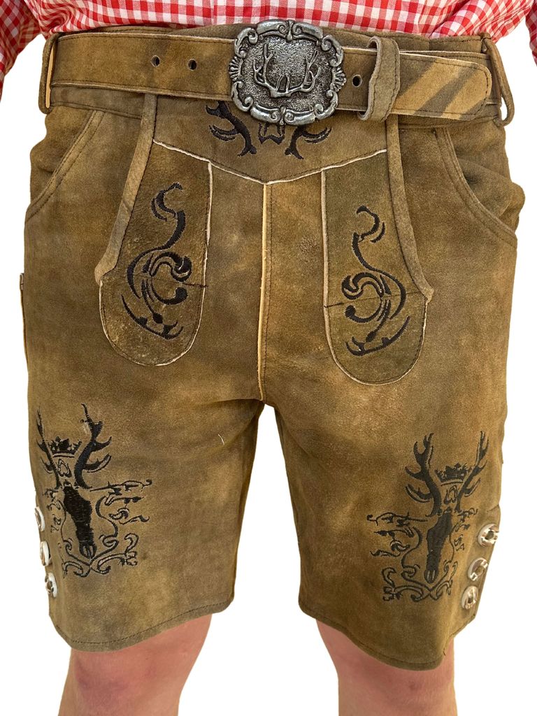 Schöneberger Trachten Herren Lederhose Kurz Mit Tr Produktbild-Vorschau 13