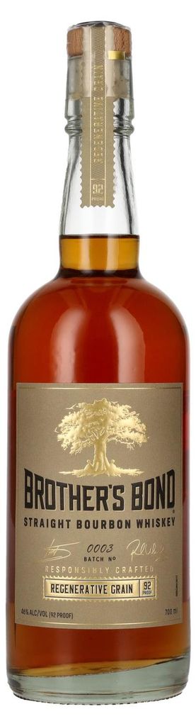 Brother's Bond Regenerative Grain Straight Bourbon Whiskey Batch No. 0003 46% Vol. 0,7l
