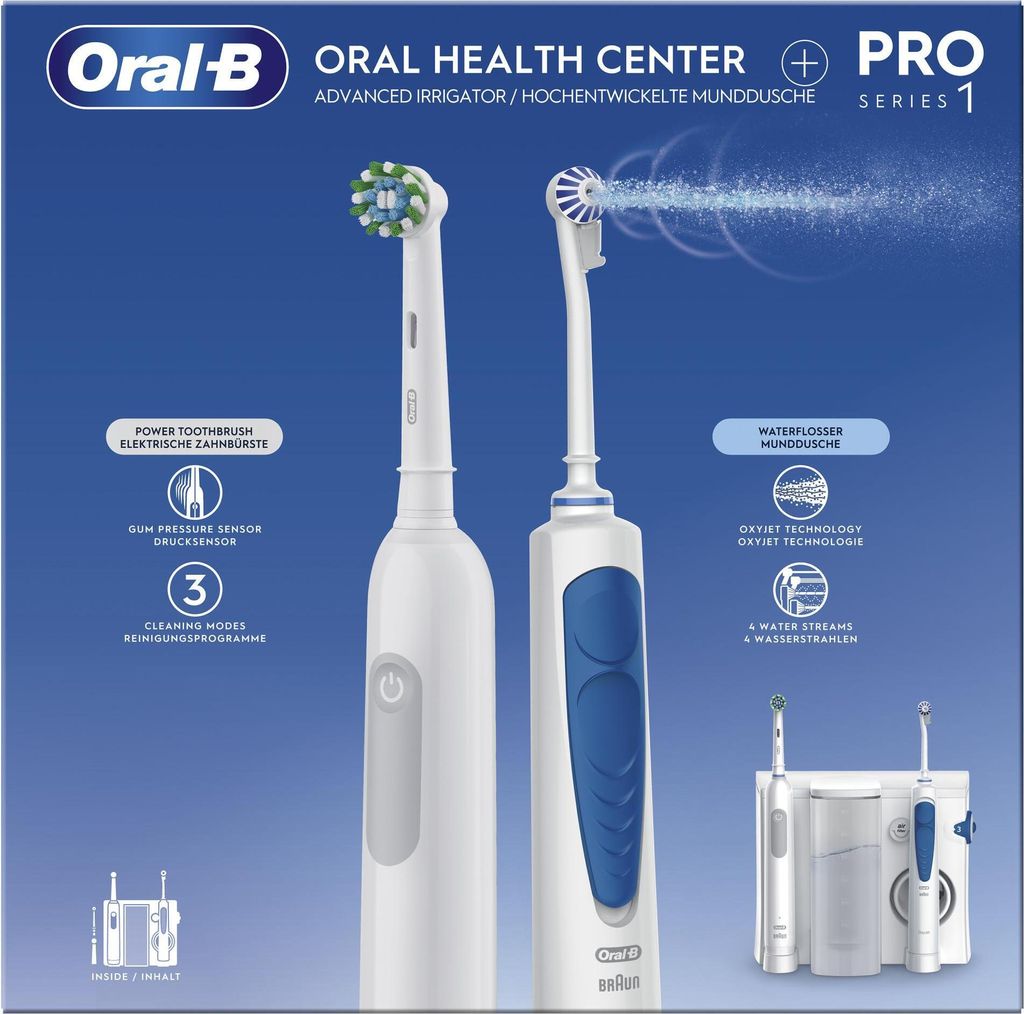 Oral-B Center OxyJet Munddusche + Oral-B Pro | Kaufland.de