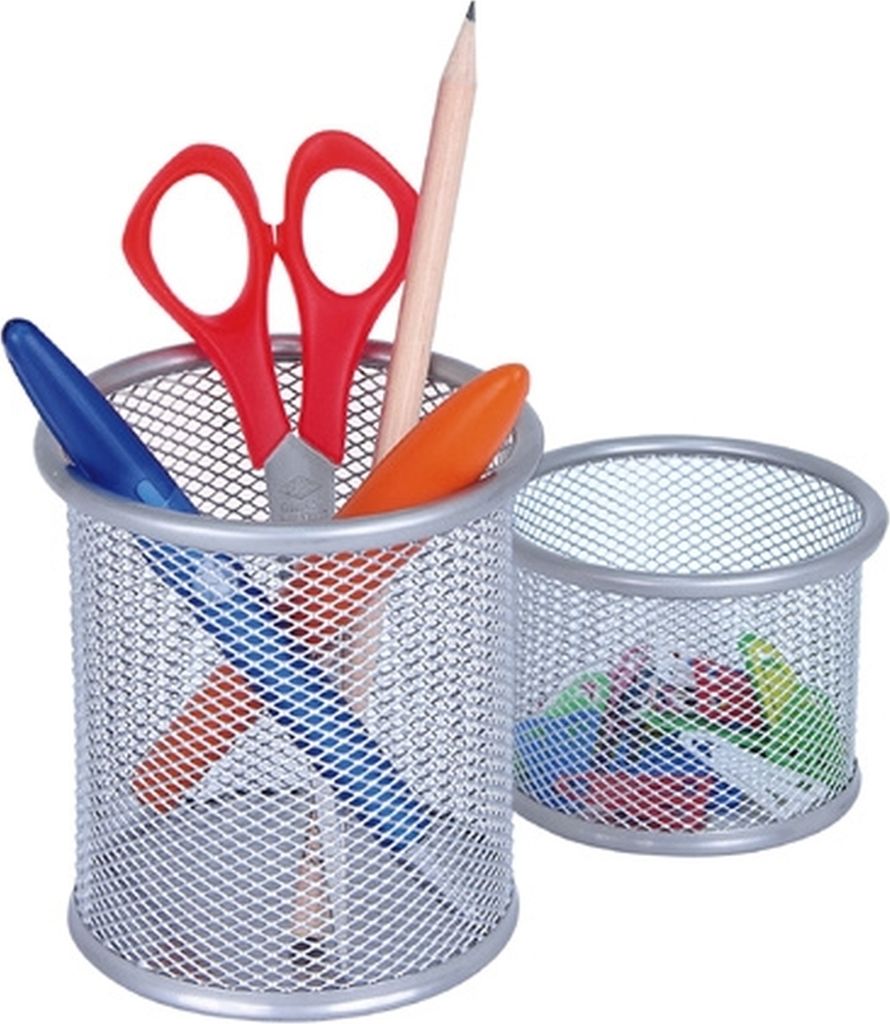 Köcher Set Office 2-er silber Packung mit 12 Stück