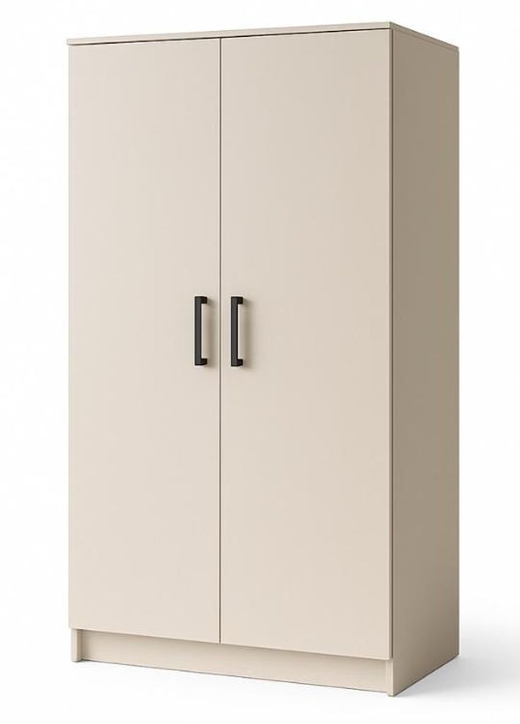 Kleiderschrank 2-türig – 90 cm Kaschmir