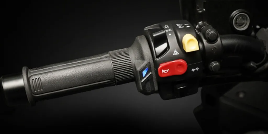 KOSO Premium HG13 Poignées chauffantes à interrupteur intégré moto