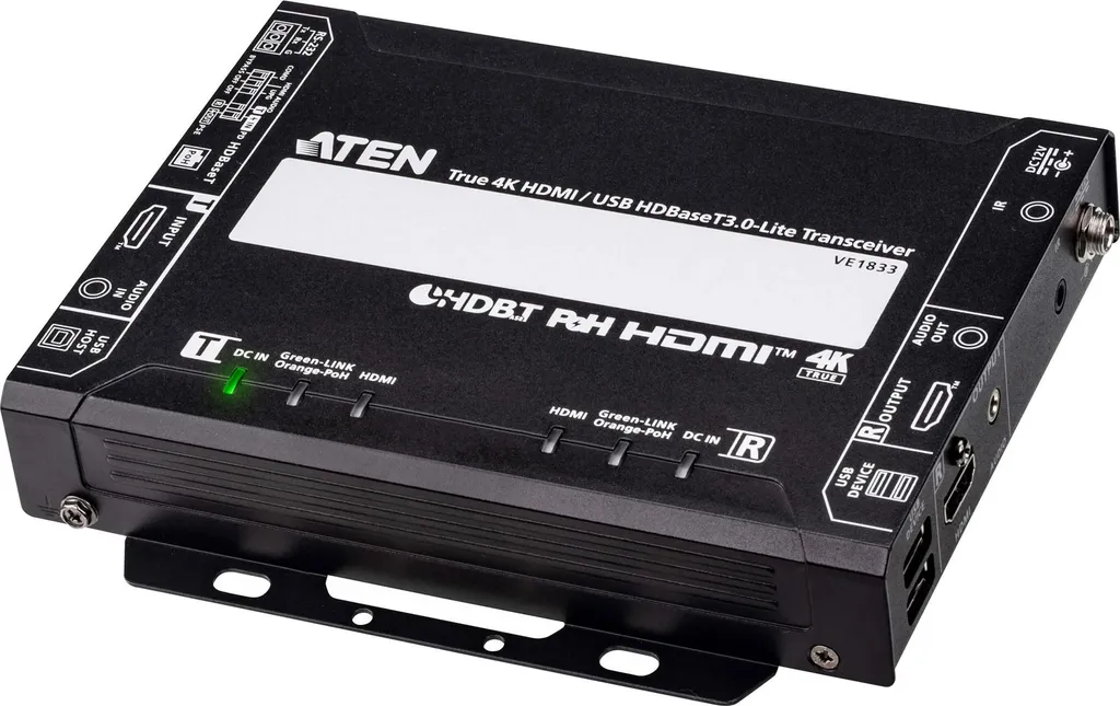 Kit Extension HDMI USB pour Salle de Conférence ATEN VE1833 True 4K PoH