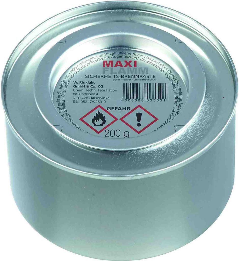 10 x Sicherheitsbrennpaste x200g Chafing Dish Brennpaste Produktbild 