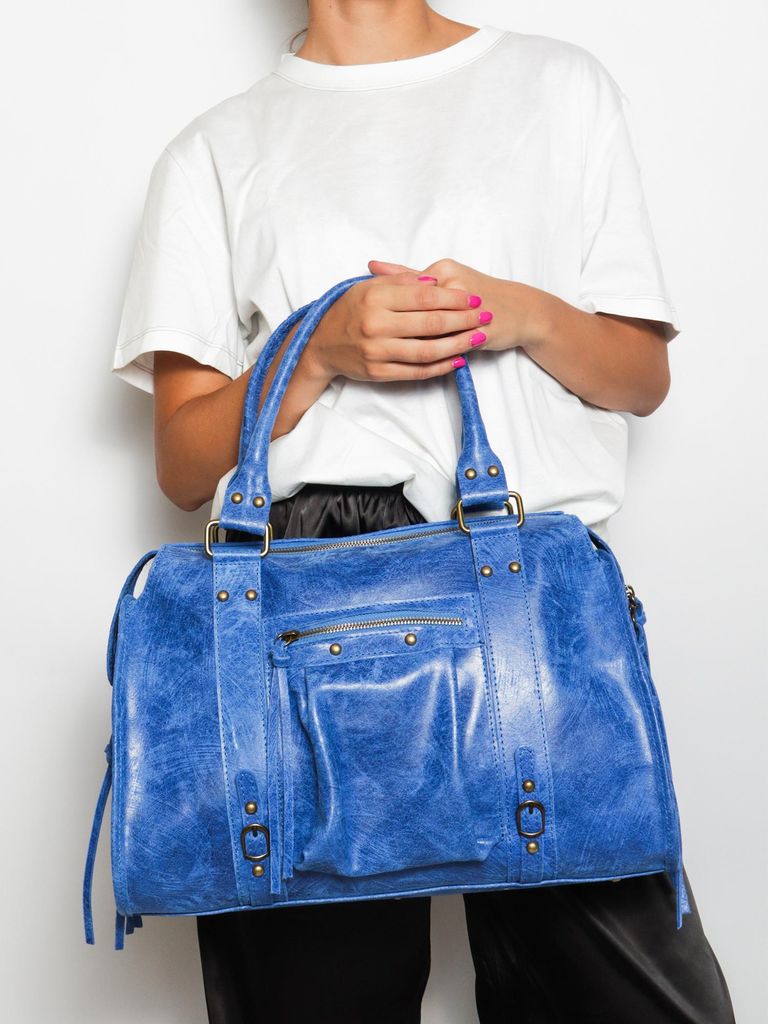 Dámská Taška Přes Rameno Printed Suede s Nastavitelným Obrázek produktu 