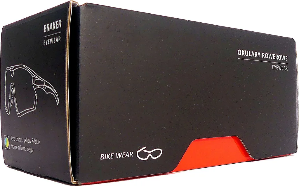 Lunettes de vélo Kross Braker UV400 verres interchangeables beige