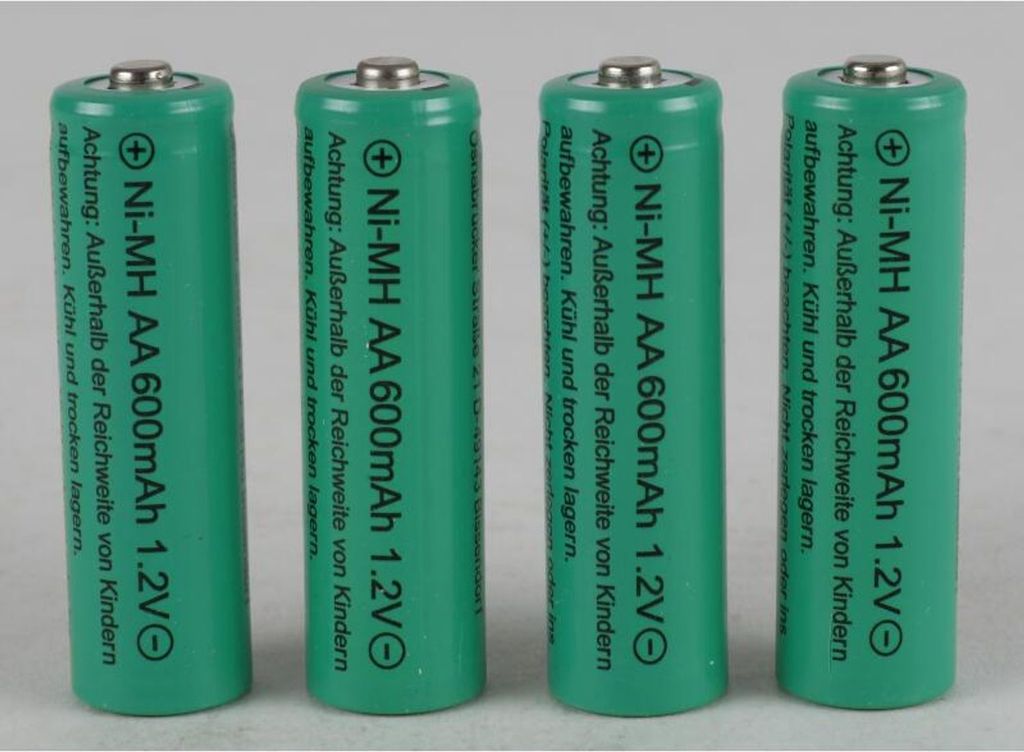 12x 4er-Set AA Aufladbare-Batterien Akkus für Solarlampen 600mAh 1,2V