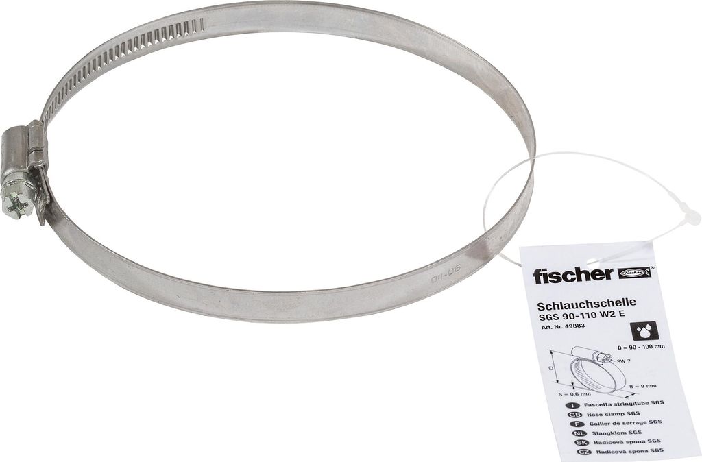 Fischer Schlauchschelle SGS 90-110 W1 E, 049883