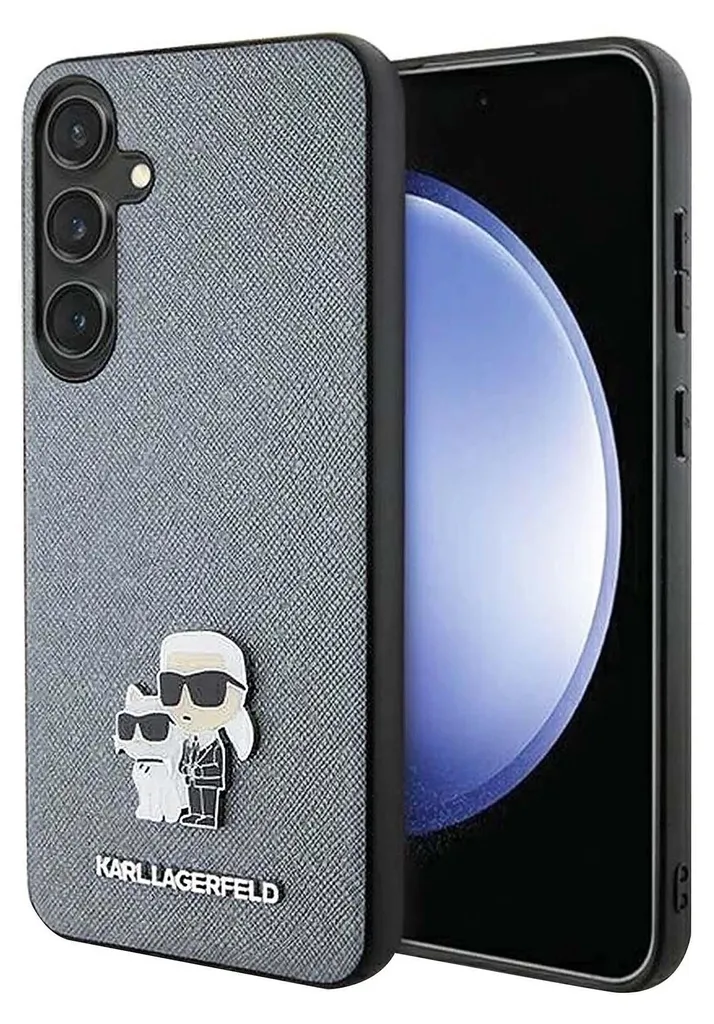 Cover Samsung S24 Karl Lagerfeld Saffiano Grey S921 Hard Case