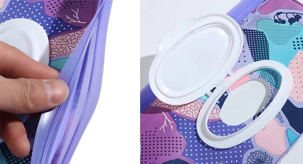 Contenitore Per Salviette Umidificate Con Coperchio Ermetico – Porta Salviette Ricaricabile Con Base Antiscivolo E Vassoio Superiore – Per Salviette Cottonelle E Simili