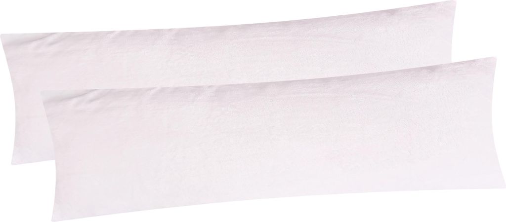 2er Set Fleece Winter Seitenschläferkissen Bezug in Produktbild 