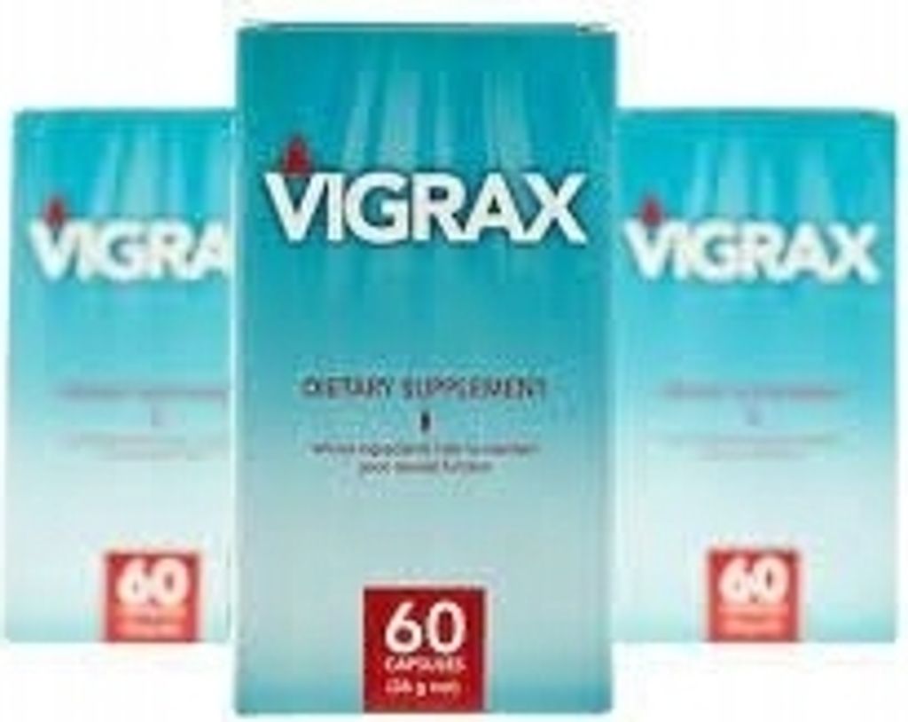 3X Vigrax-Kur Für Starke Männlichkeit Mit Muskatblütenextrakt