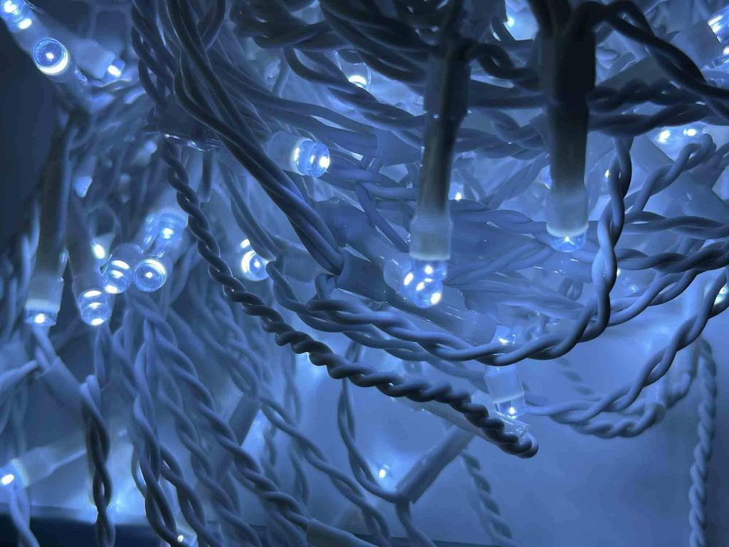 F-H-S LED Eisregen Lichterkette mit 240LED außen weiß Produktbild 4