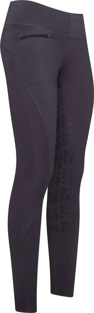 Legging équitation hiver Full Grip contre le froid Easy Rider gris 122