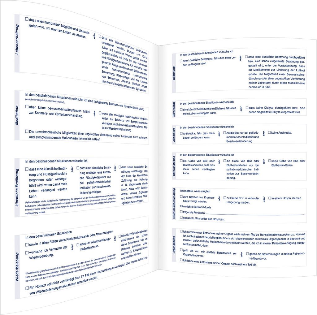 RNK-Verlag Patientenverfügung Formulare 2895 Produktbild 13
