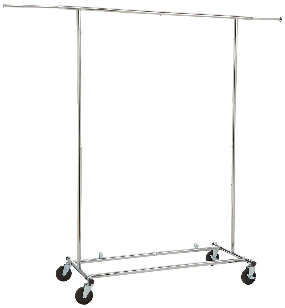 Porte-vêtements sur pied en métal Amazon argenté - Portant robuste 150cm