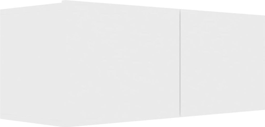 vidaXL TV-Schrank Weiß 80x30x30 cm Holzwerkstoff