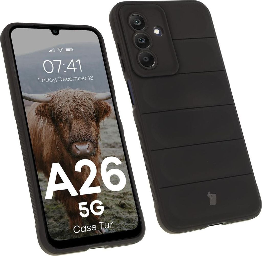 Pancerne etui Bizon Case Tur do Galaxy A26 5G, czarne