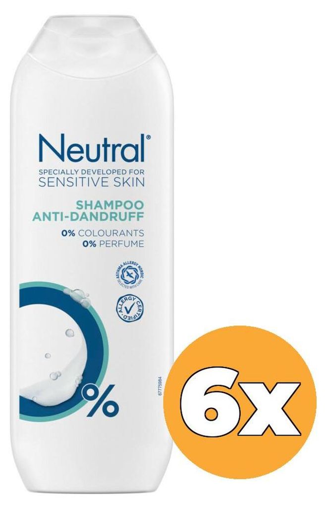 6x neutrální šampon proti lupům (250 ml) Obrázek produktu 