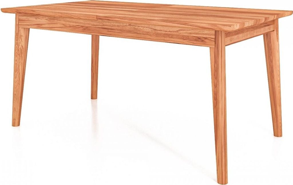 Esstisch Gerg aus Kernbuche massiv 100x200x77 mit 2 Verlängerungen auf 250 cm