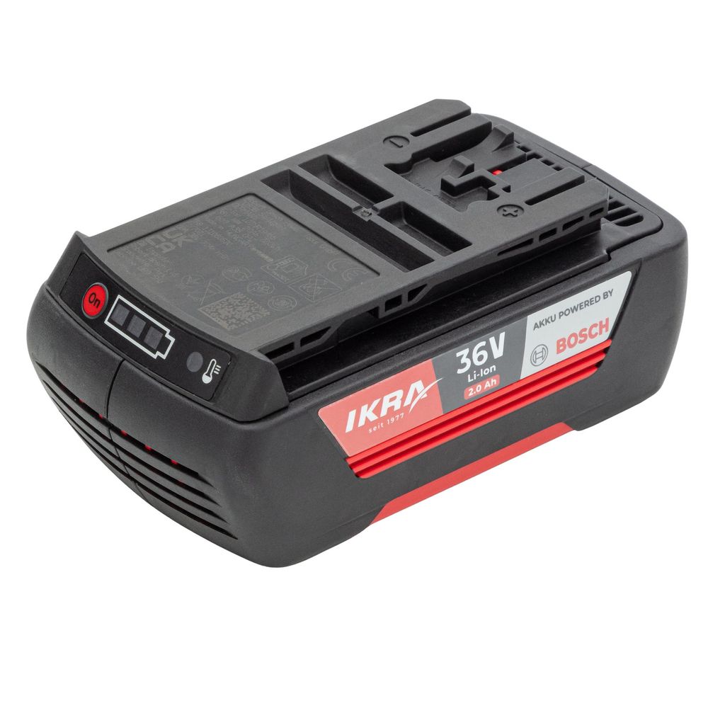 IKRA BOSCH 36V lithium-ion accu, 2,0 Ah, gemaakt in Europa Productafbeelding 