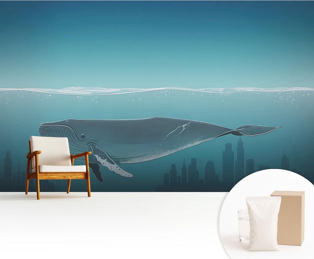 Fototapete - 416x254 cm - Tapete - Wandtapete - Wandbilder - Dekofolie - Tapete Folie - Wand - Dekoration - Wohnzimmer - Wasserharmonie