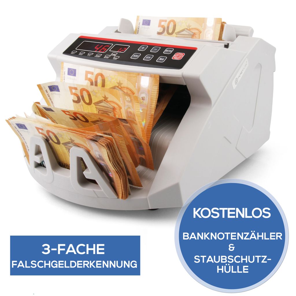 SCANNUM® - Počítačka bankovek - Trojnásobná detekce padělků Obrázek produktu 