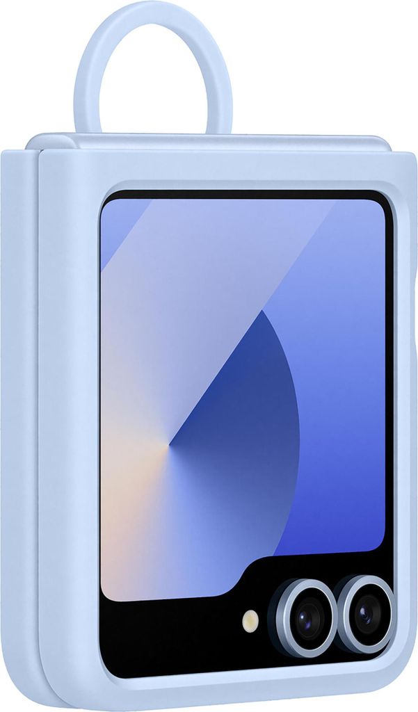 Hellblaue Silikonhülle von Samsung für Samsung Galaxy Z Produktbild 