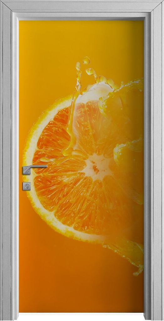 Tür Selbstklebende 90x210 cm Türfolie Türtapete Klebefolie - Farbige Früchte