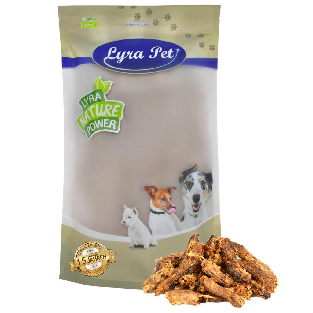 1 kg Lyra Pet® Hühnerhälse Produktbild 