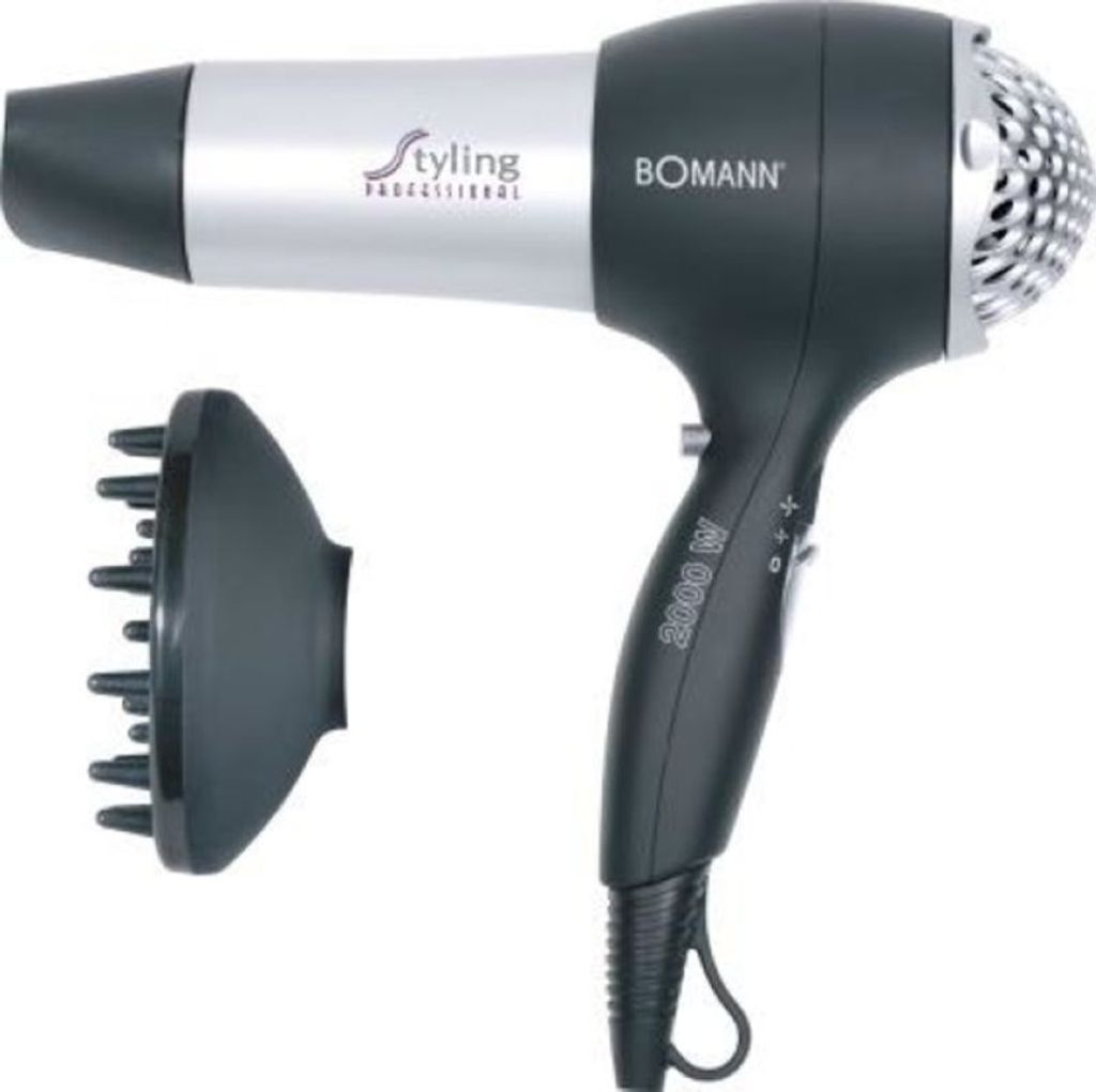 Bomann HTD889CB 2000W Zwart/Zilver Image du produit 