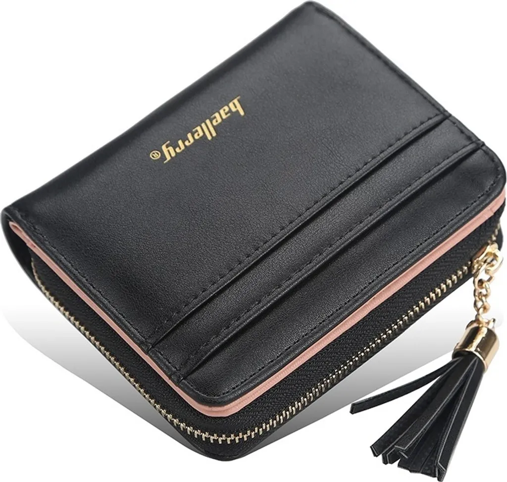 Portafoglio Heidy Nero - Eleganza e Spazio per Ogni Giorno KP15377