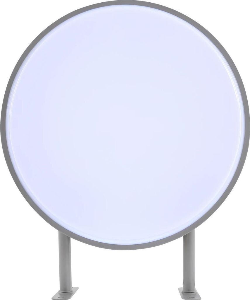 Runde Lichtbox, wasserdicht, wandmontiert, 20Zoll