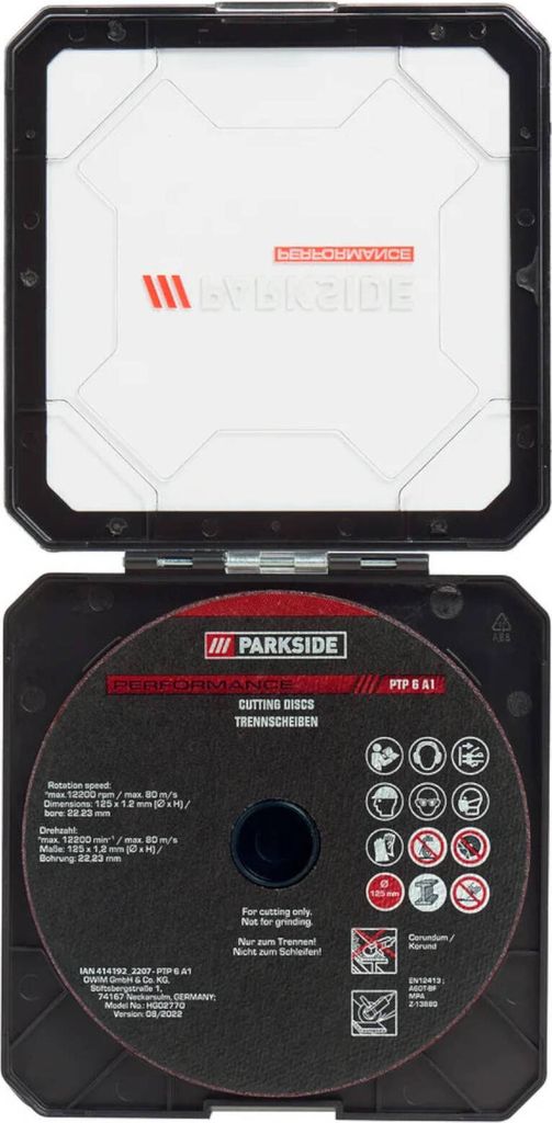 PARKSIDE PERFORMANCE Disco para amoladora (Discos de corte)