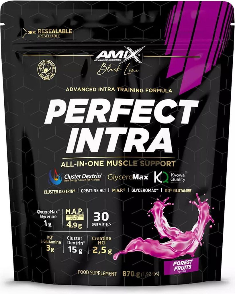 Amix Nutrition Black Line Perfect Intra 870 g DoyPack, Waldfrchte