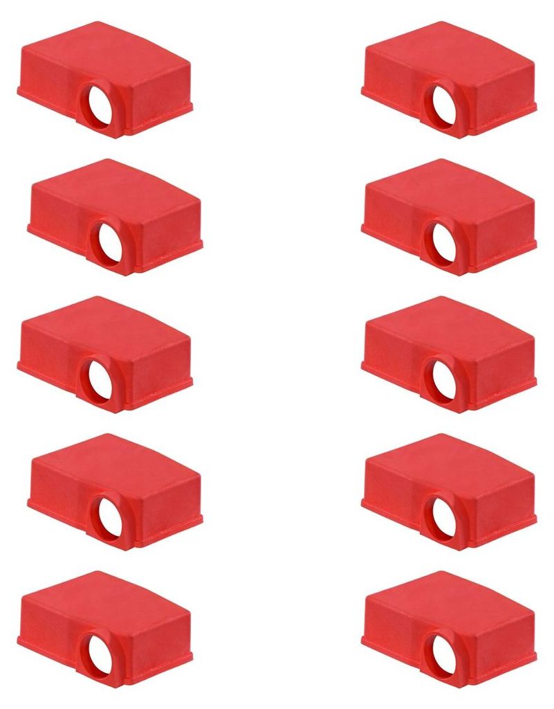 10 Abdeckungen Batteriepolklemme Ø 17mm TPE Abgang rechts HELLA für diverse Fzg.