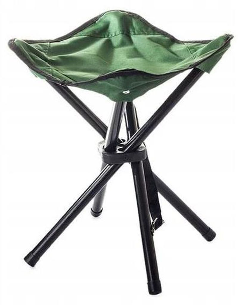 Verk 01280 Sedia pieghevole con treppiede verde Immagine del prodotto 