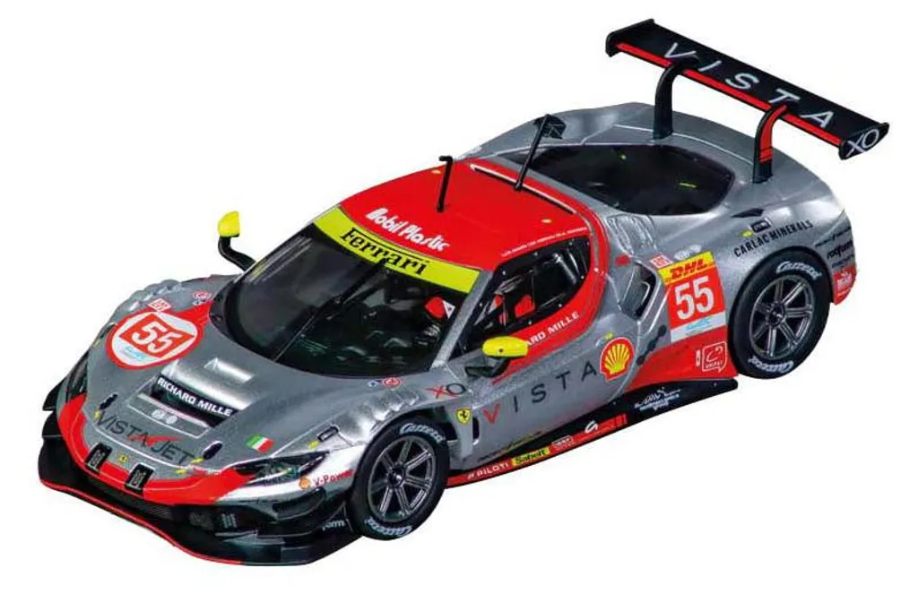 Voiture Slot Carrera Ferrari 296 GT3 Vista AF Corse No.55 WEC au 1/32ème