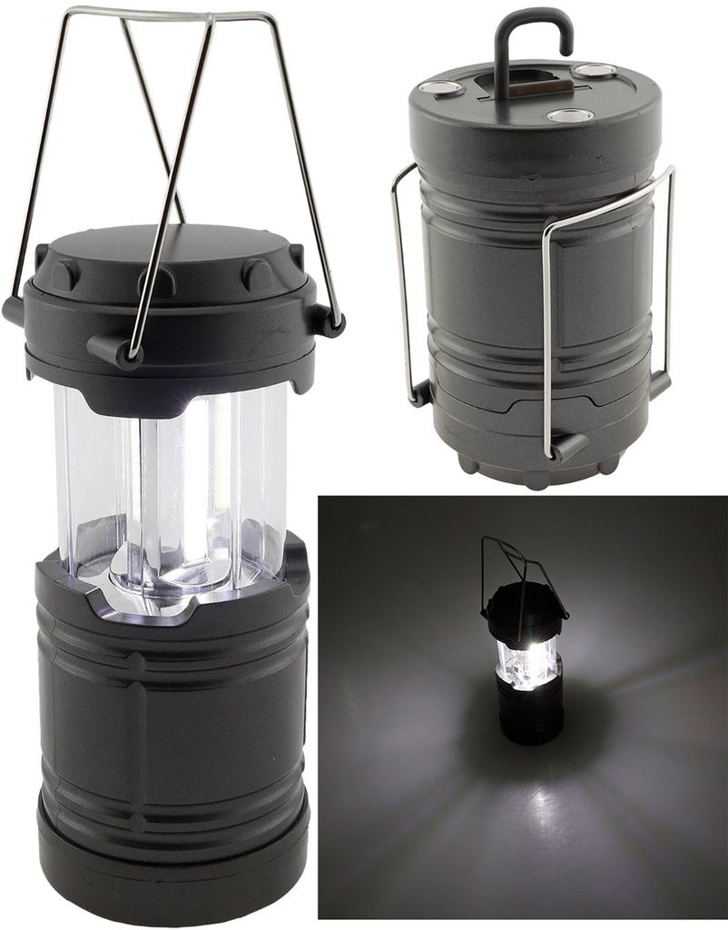 LED Camping Laterne CL-B3 300lm Batteriebetrieb ØxH Produktbild 